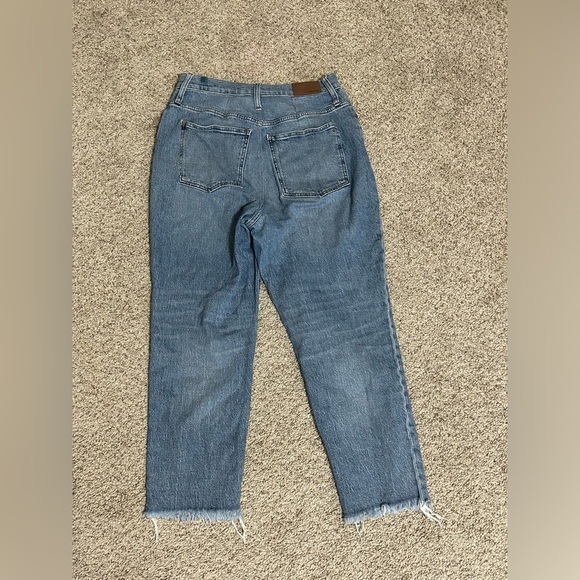 Madewell THE PERFECT VINTAGE CROP JEAN Blue Cotton Women's Size 33 High Waist - Picture 10 of 10